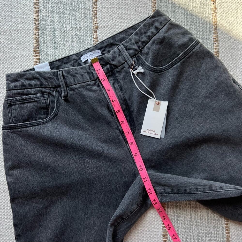 Good American 90’s Black238 High Rise Relaxed Jeans Women’s 6/ 28 - Picture 7 of 10